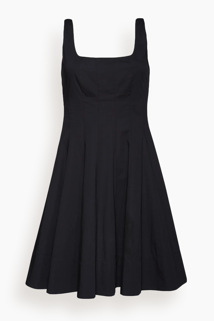 Staud Wells Mini Dress in Black Hampden Clothing Staud Wells Mini Dress in Black Hampden Clothing