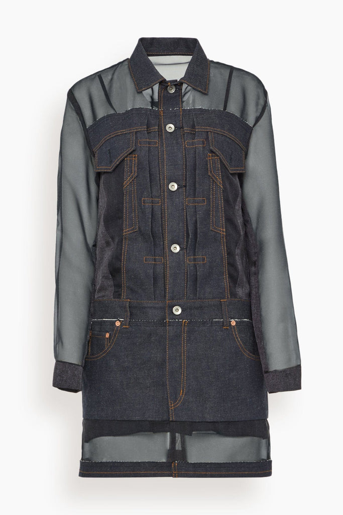 【関税込み】sacai インディゴ Mix Denim ミディアムスカート sacai] Denim Skirt – MaW SAPPORO