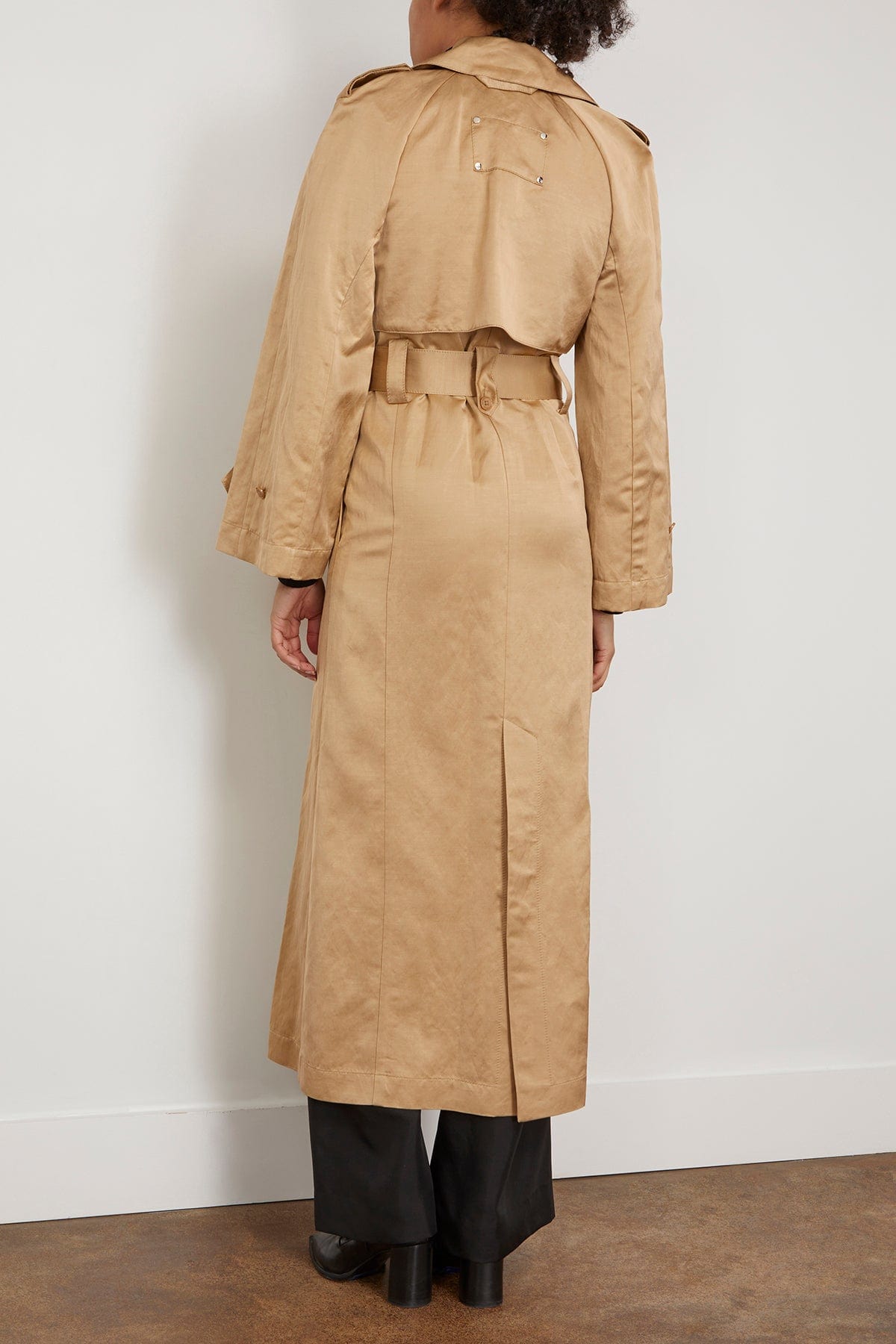 Dorothee Schumacher Coats Slouchy Coolness Trench Coat in Warm Beige Dorothee Schumacher Slouchy Coolness Trench Coat in Warm Beige