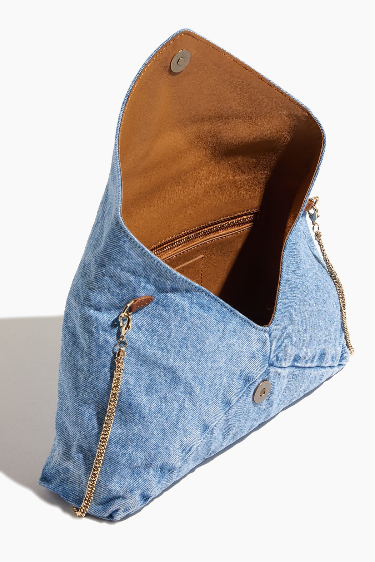 Dries Van Noten Clutches Capacious Hand Bag in Light Blue Dries Van Noten Capacious Hand Bag in Light Blue