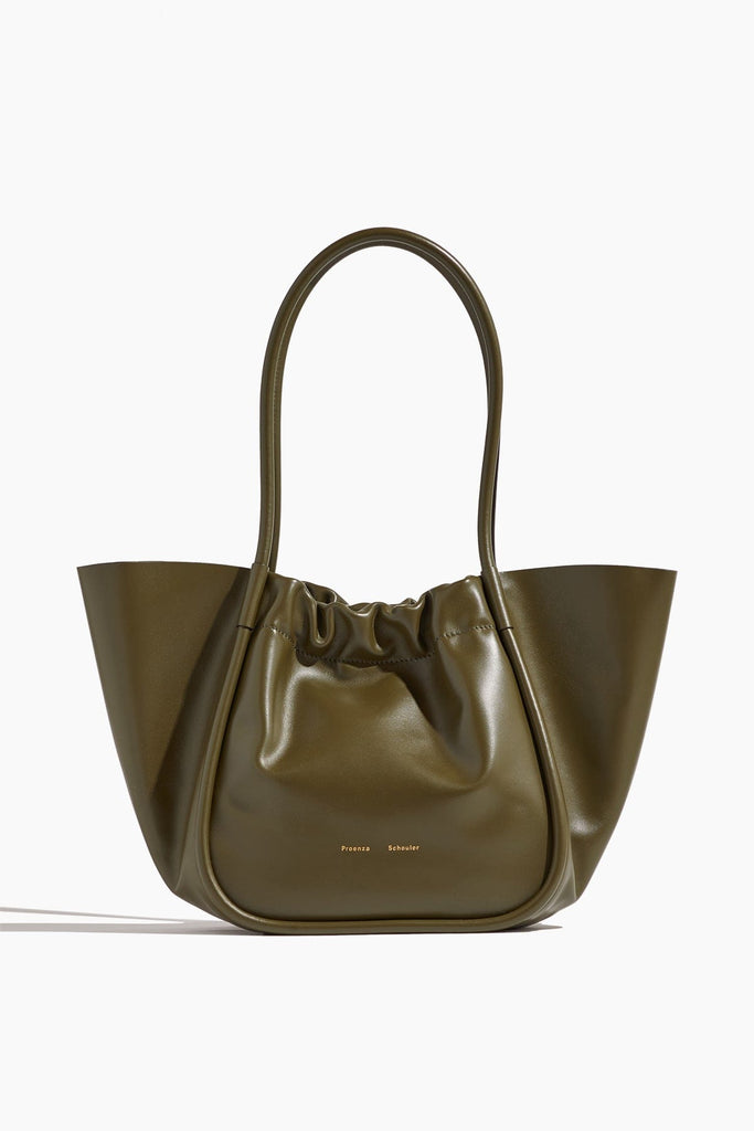 Proenza Schouler Large Suede Ruched Tote — Otra Vez Couture Consignment