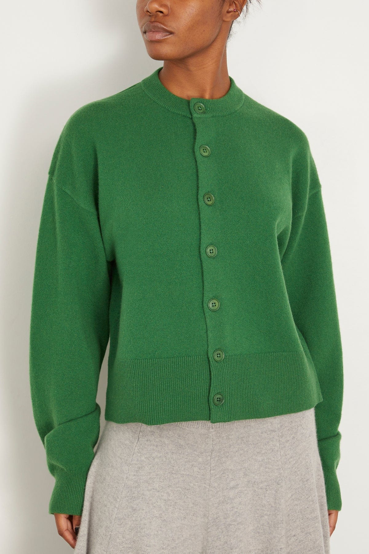 Extreme Cashmere Sweaters Chou Cardigan in Weed Extreme Cashmere Chou Cardigan in Weed