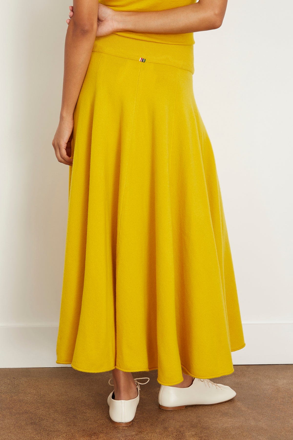 Extreme Cashmere Skirts Twirl Skirt in Sunflower Extreme Cashmere Twirl Skirt in Sunflower