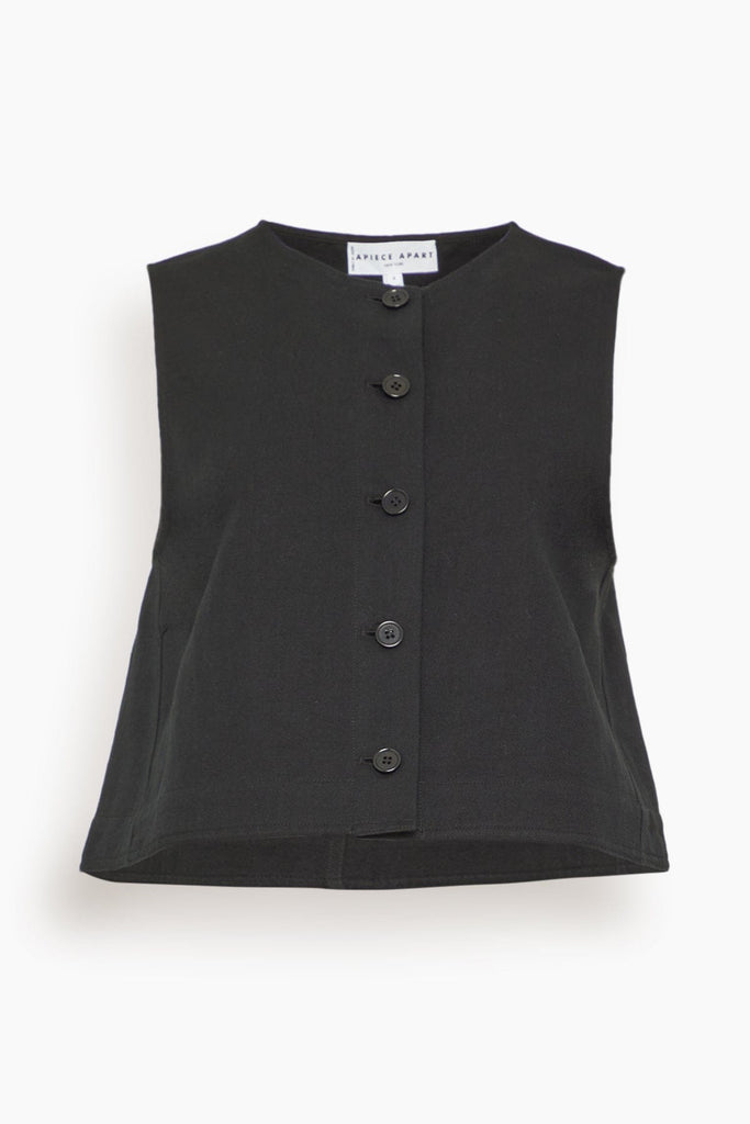 Apiece Apart Godet Tank in Black – Hampden Clothing