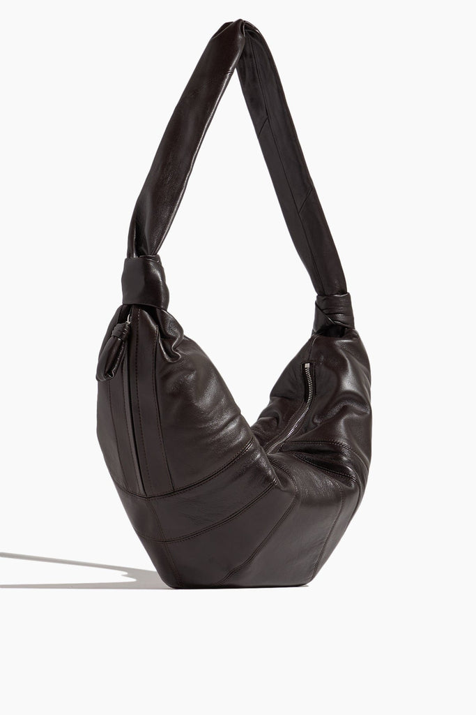 Lemaire - Lemaire Medium Croissant Bag in Black - Hampden Clothing