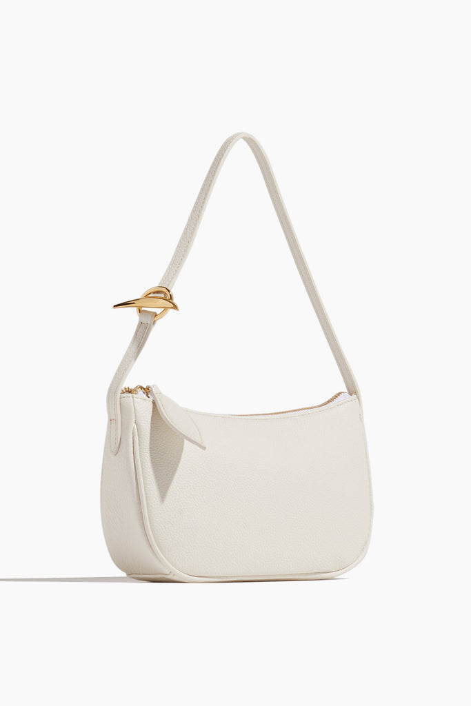 Moon Mini Bag in White Leather