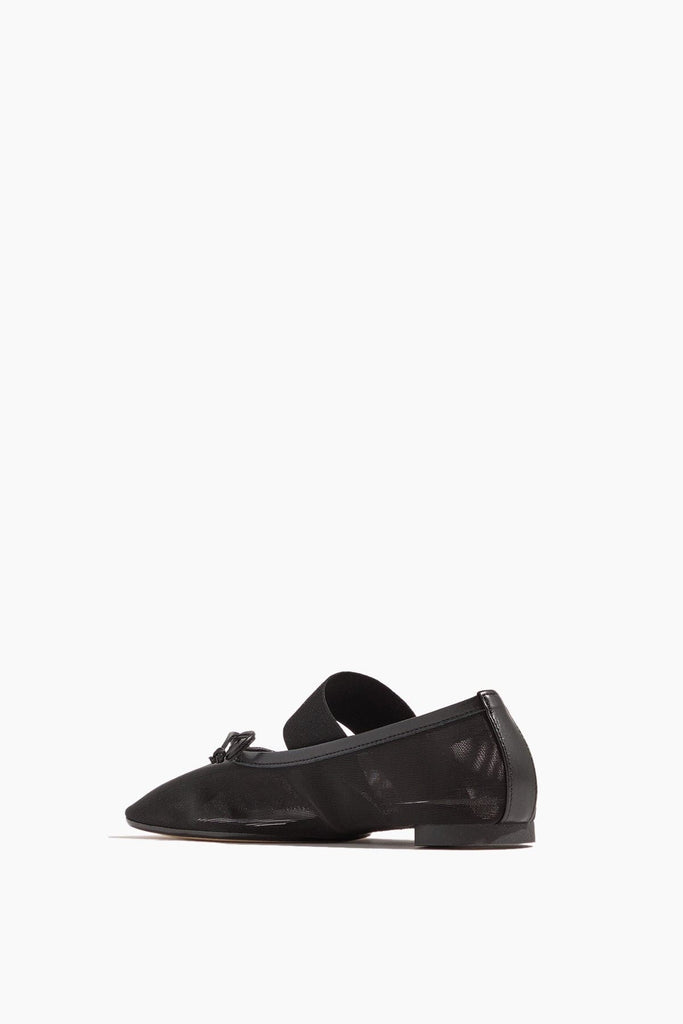 MM6 Maison Margiela Anatomic Numeric Ballet Shoe in Black
