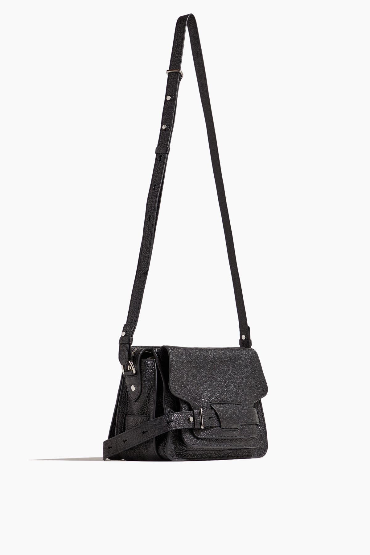Proenza Schouler Handbags Cross Body Bags Beacon Saddle Bag in Black Proenza Schouler Beacon Saddle Bag in Black