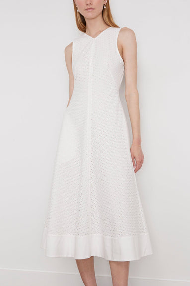 Proenza Schouler White Label Casual Dresses Juno Dress in in Off White Proenza Schouler White Label Juno Dress in in Off White