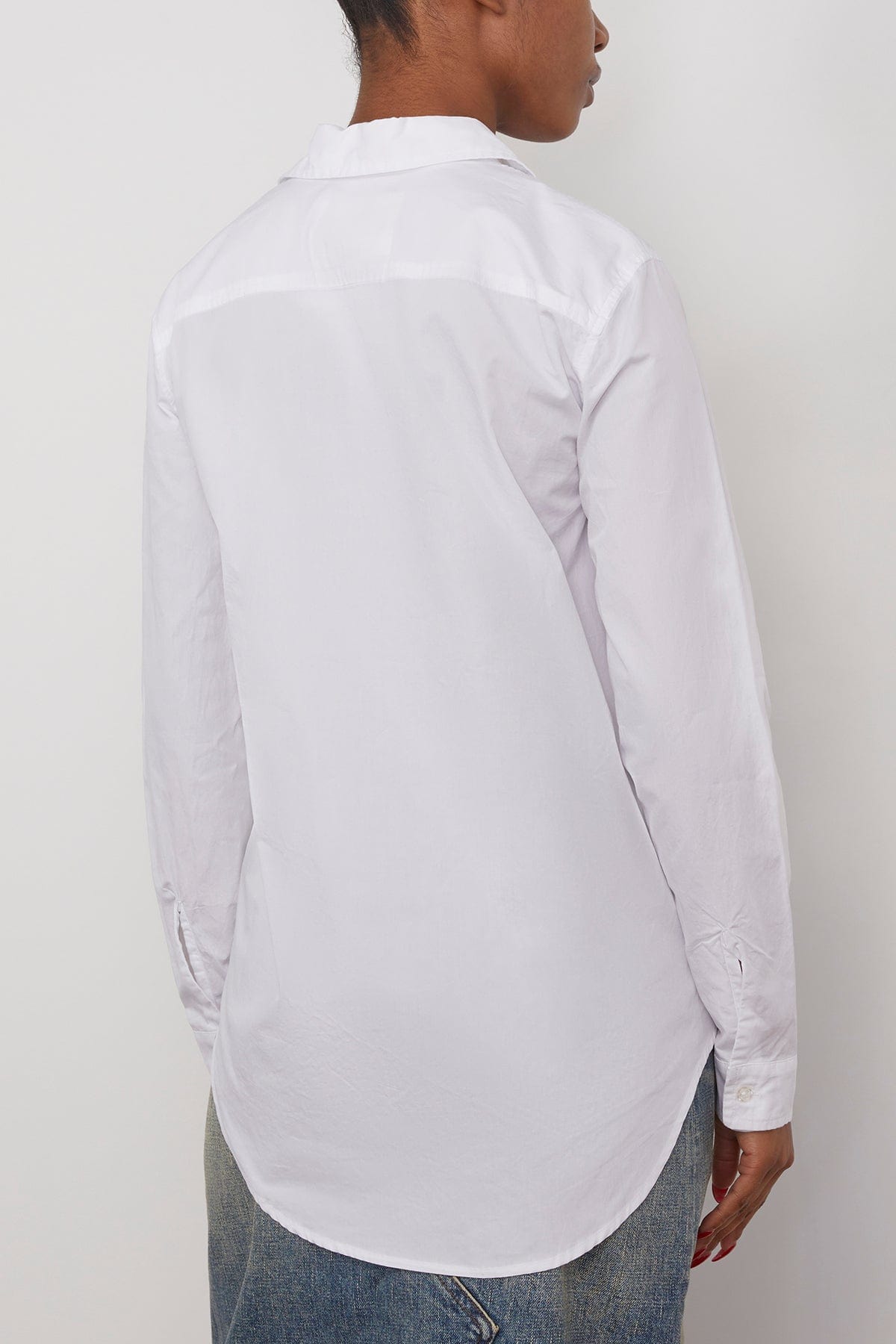 R13 Tops Foldout Shirt in White
