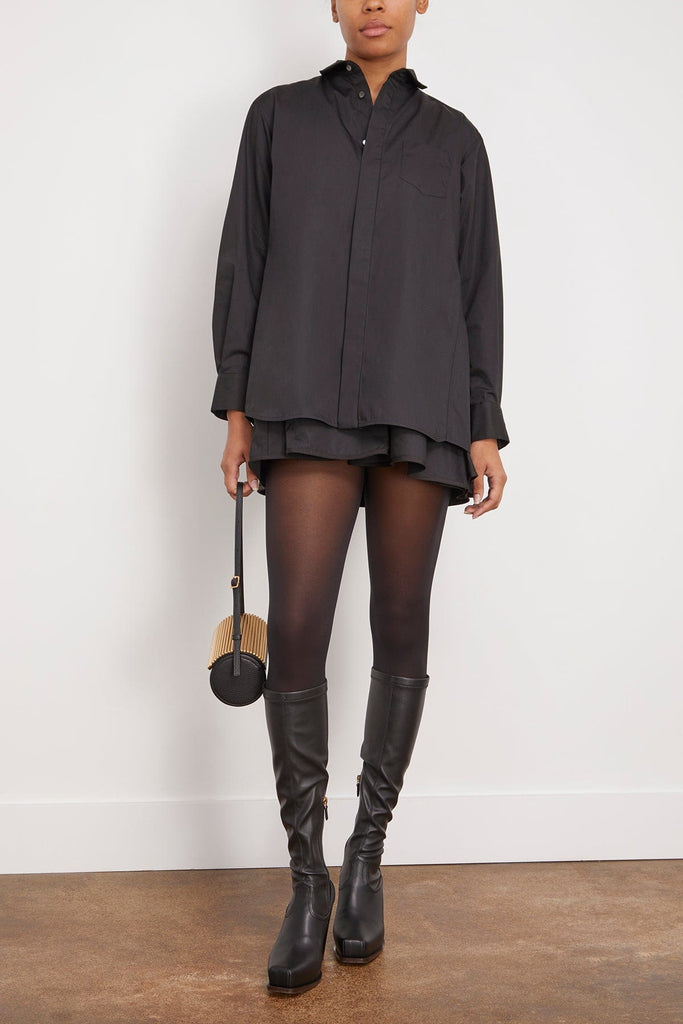 Sacai Cotton Poplin Dress in Black – Hampden Clothing