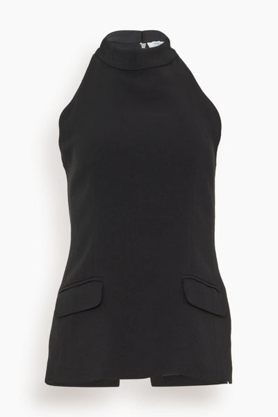 Ronit Sleeveless Top in Noir