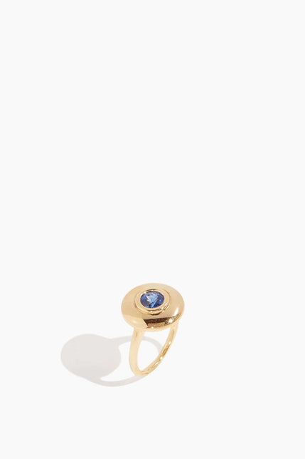 Stoned Fine Jewelry Rings Skylight Starburst Saucer Ring in 18k Yellow Gold Stoned Fine Jewelry Skylight Starburst Saucer Ring in 18k Yellow Gold