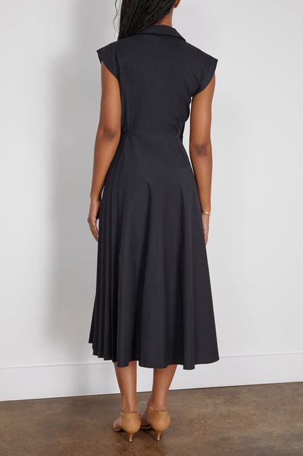 Tanya Taylor Casual Dresses Midi Shivon Dress in Black Tanya Taylor Midi Shivon Dress in Black