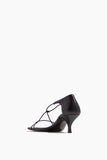 Toteme Strappy Heels The Leather Knot Sandal in Black Toteme The Leather Knot Sandal in Black