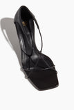 Toteme Strappy Heels The Leather Knot Sandal in Black Toteme The Leather Knot Sandal in Black