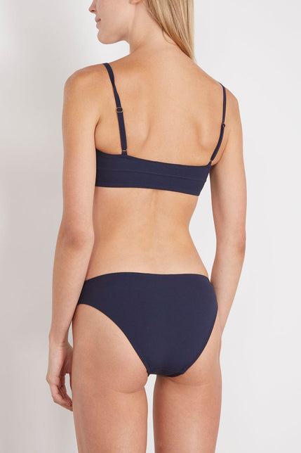 Ulla Johnson Swimwear Zahara Bikini Top in Midnight