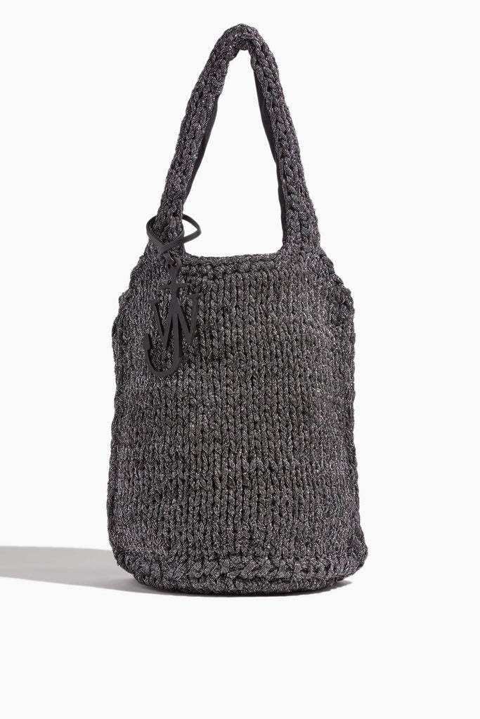 JW Anderson Apple Knitted Shopper Bag in Beige – Hampden Clothing