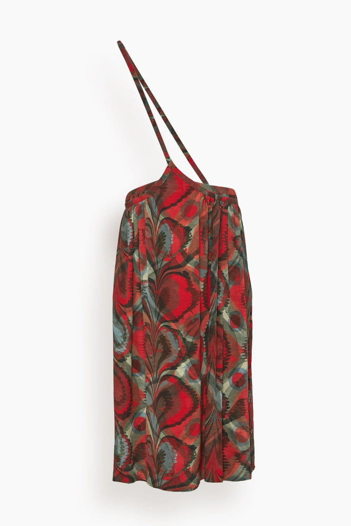 Lemaire Soft Apron Skirt in Red/Ink/Beige – Hampden Clothing