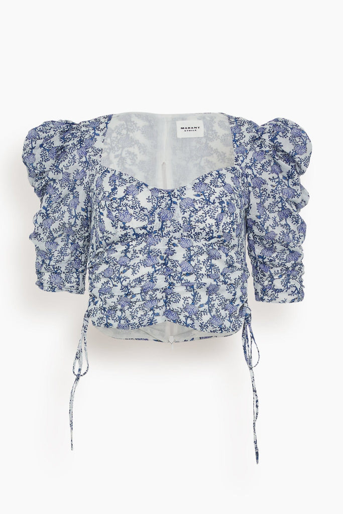 Etoile Isabel Marant Nalise Belt in Royal Blue – Hampden Clothing