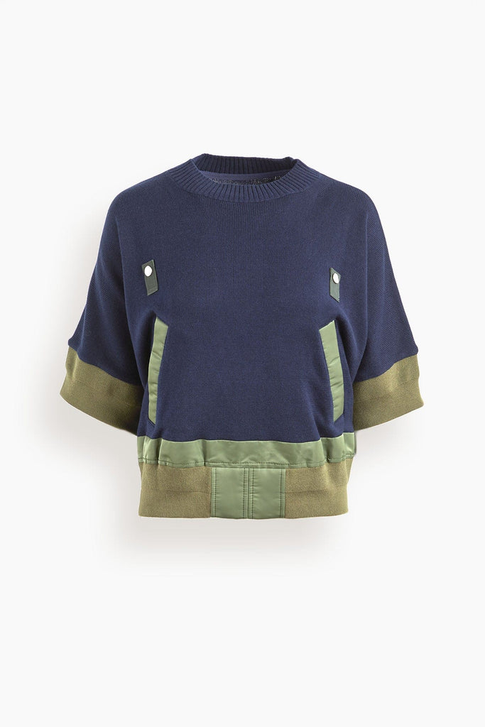 Sacai Technical Jersey MixKnit Pullover | www.innoveering.net