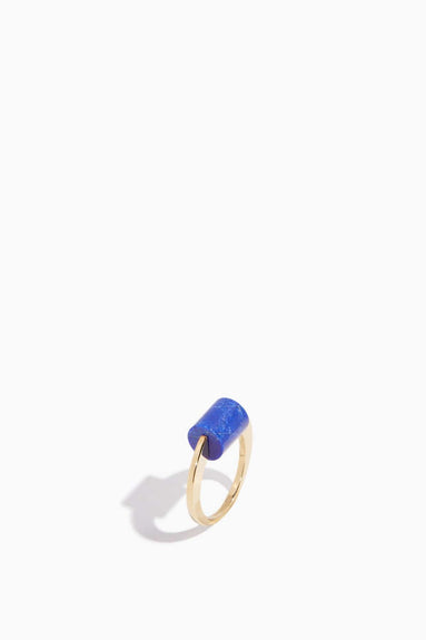 Aliita Rings Deco Cilindro Ring in Lapis Lazuli Aliita Deco Cilindro Ring in Lapis Lazuli