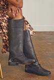 Golden Goose Tall Boots Charlie Leather High Boot in Black Golden Goose Charlie Leather High Boot in Black