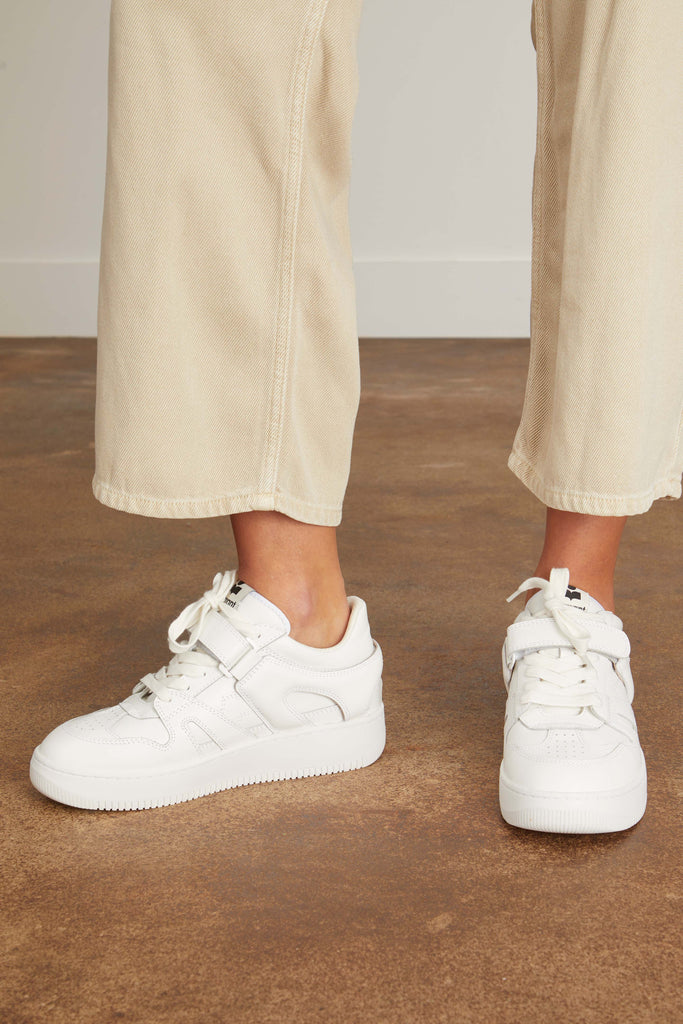 Isabel Baps Sneaker in White – Hampden Clothing