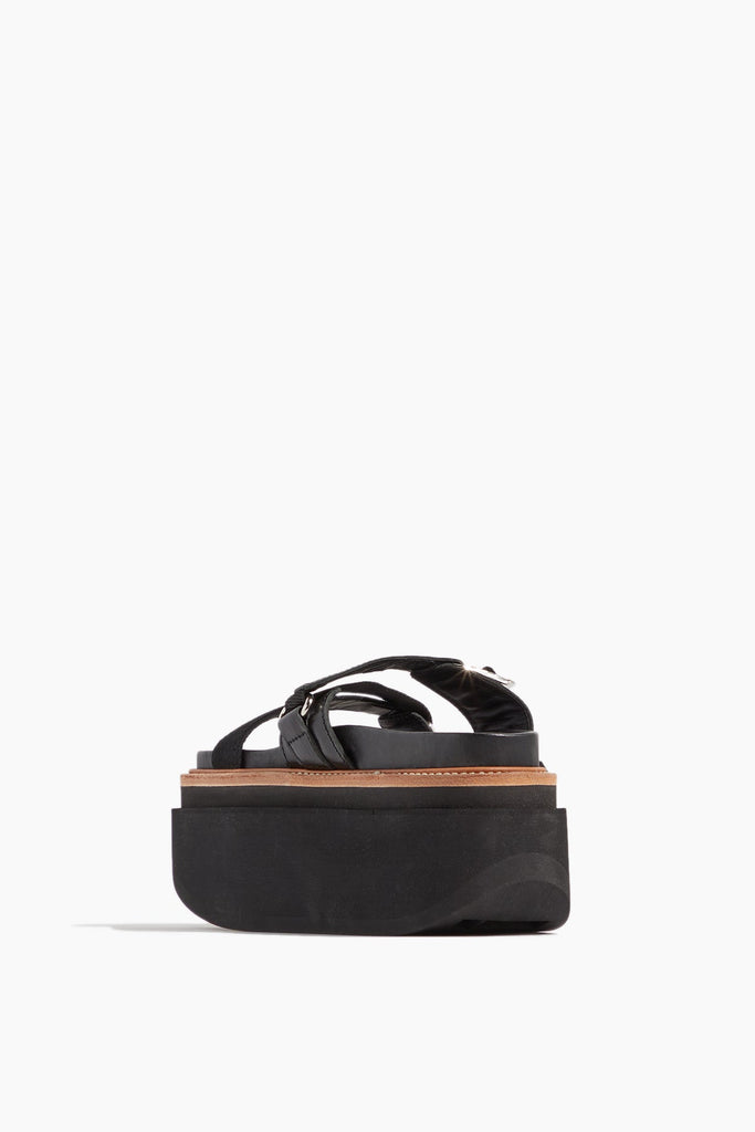 Hybrid Belt Sandals in Black