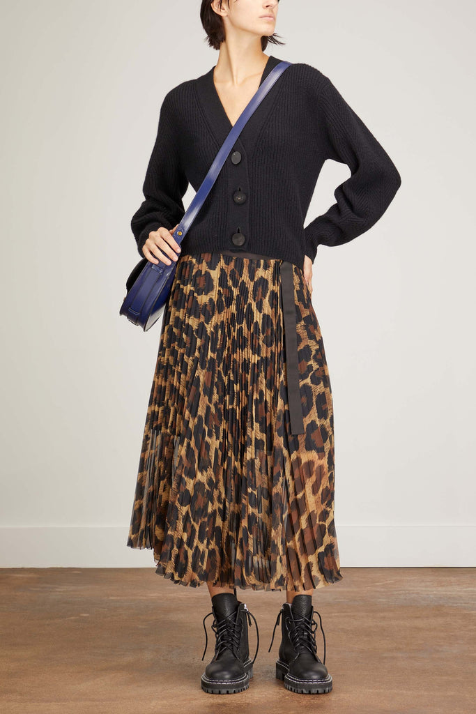 sacai Leopard Print Skirt レオパードプリントスカート - スカート