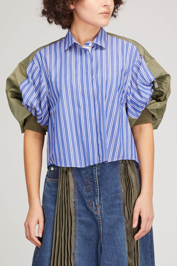 Twill Mix Shirt in Stripe