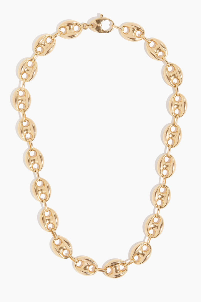 14K Gold Diamond Lobster Clasp Link Chain Necklace – Johnsen Diamond