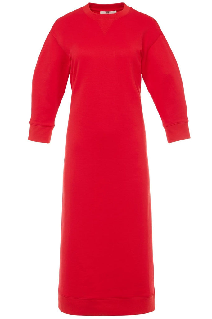 Tibi open back deals sweatshirt dress