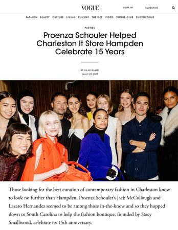 Proenza Schouler Helped Charleston It Store Hampden Celebrate 15 Years
