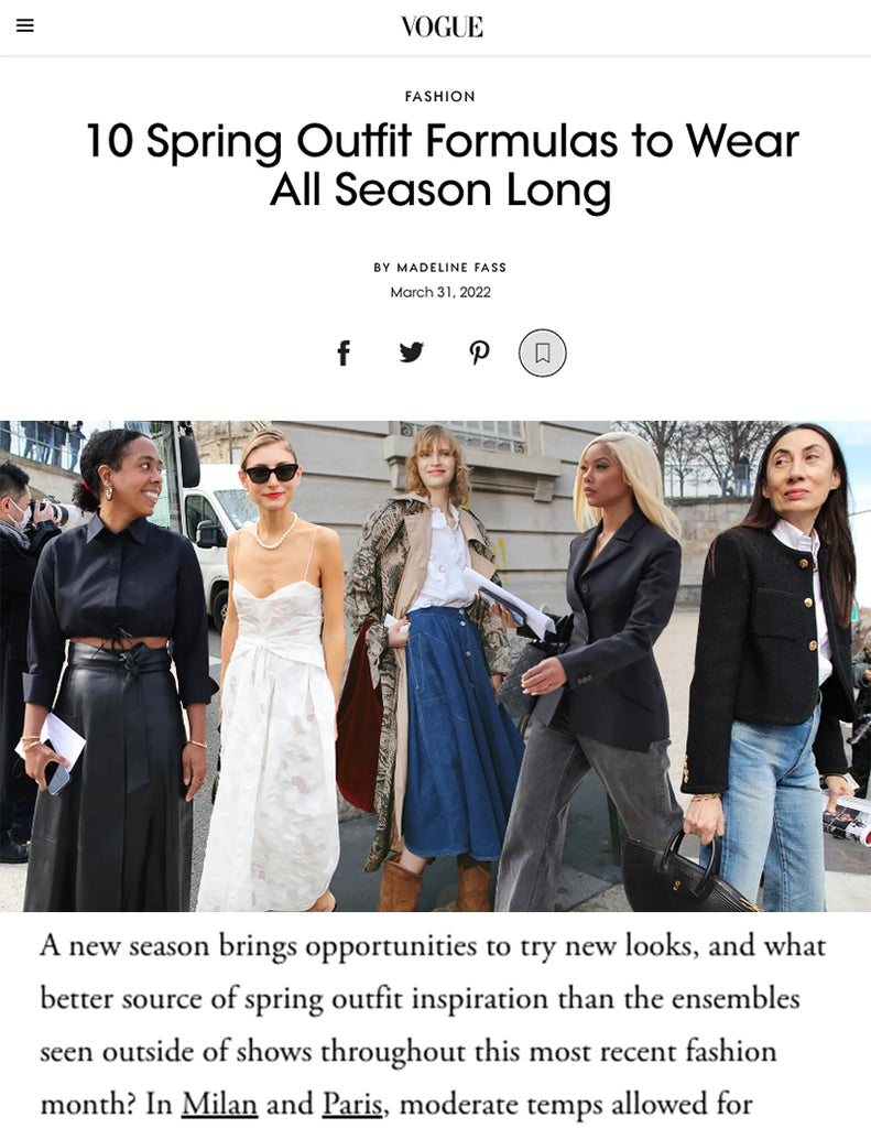10 Spring Outfit Formulas to Wear All Season Long – Hampden Clothing