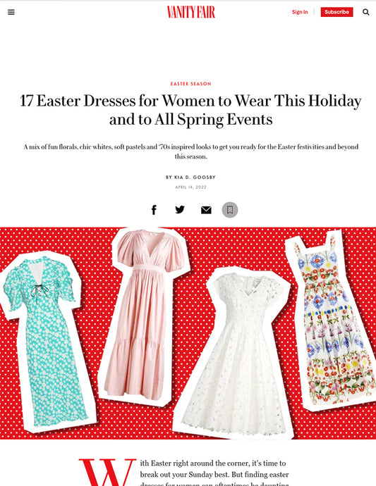 Vanity Fair - Easter Dresses