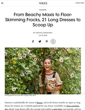 From Beachy Maxis to Floor Skimming Frocks