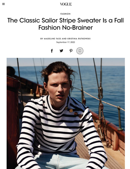 The Classic Sailor Stripe Sweater Is a Fall Fashion No-Brainer