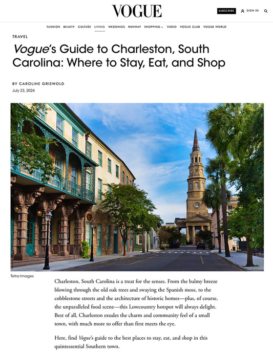 Guide to Charleston: Where to Stay, Eat, and Shop