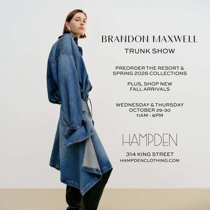 Brandon Maxwell Trunk Show