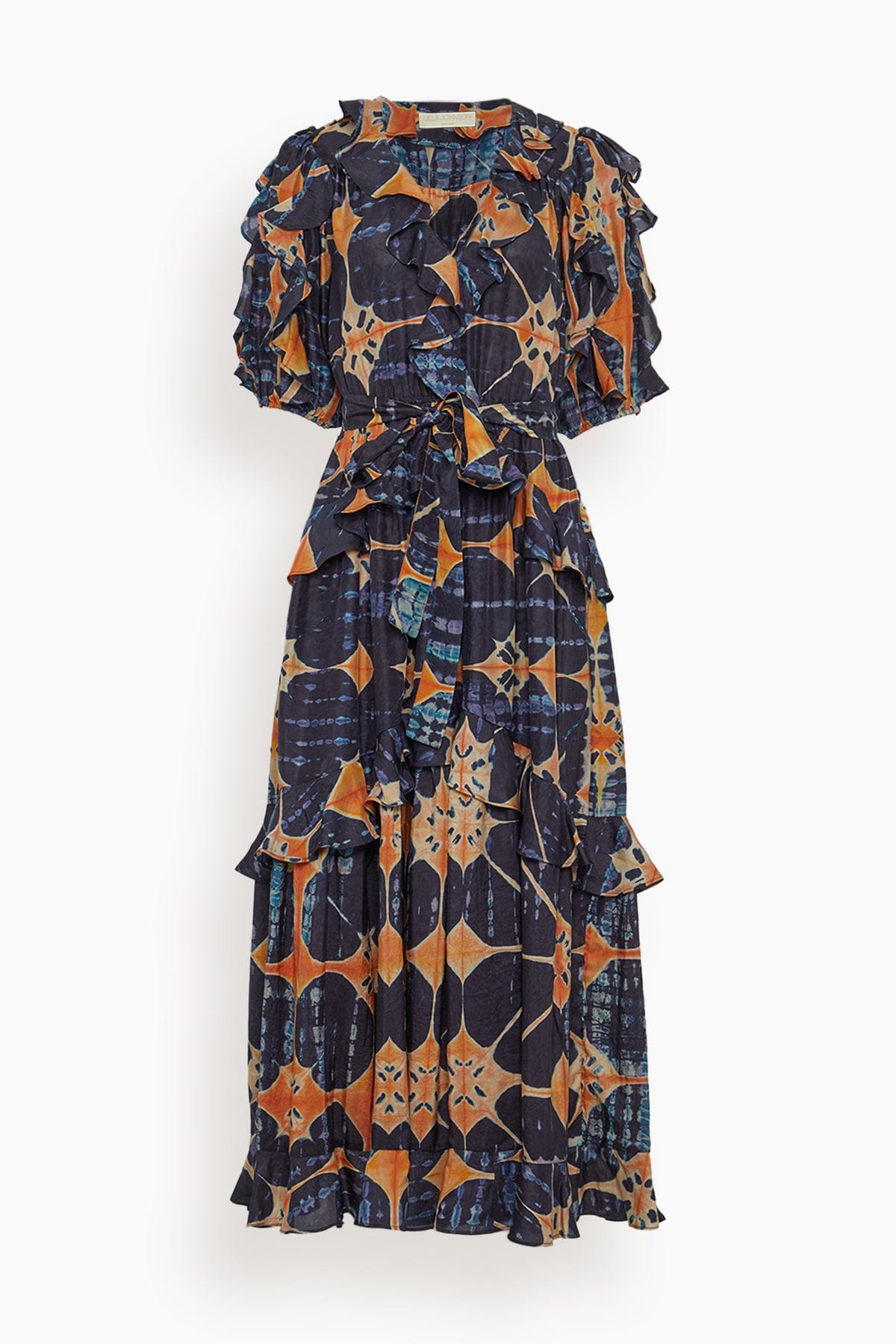 Ulla Johnson Tida Short Sleeve Midi Dress in Orion