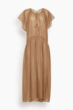 MORE NOIR Esther Dress in Taupe
