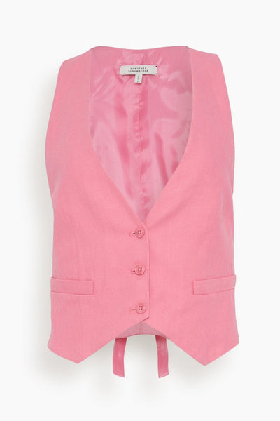 Colorful Lightness Vest in Bright Pink