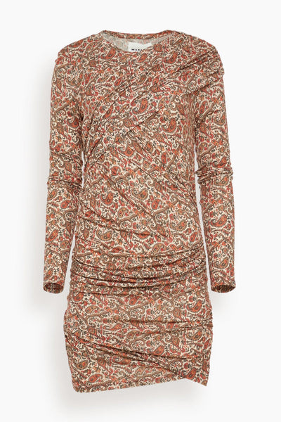 Denise Dress in Rust