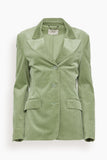 Dorothee Schumacher Twisted Structure Jacket in Mistletoe