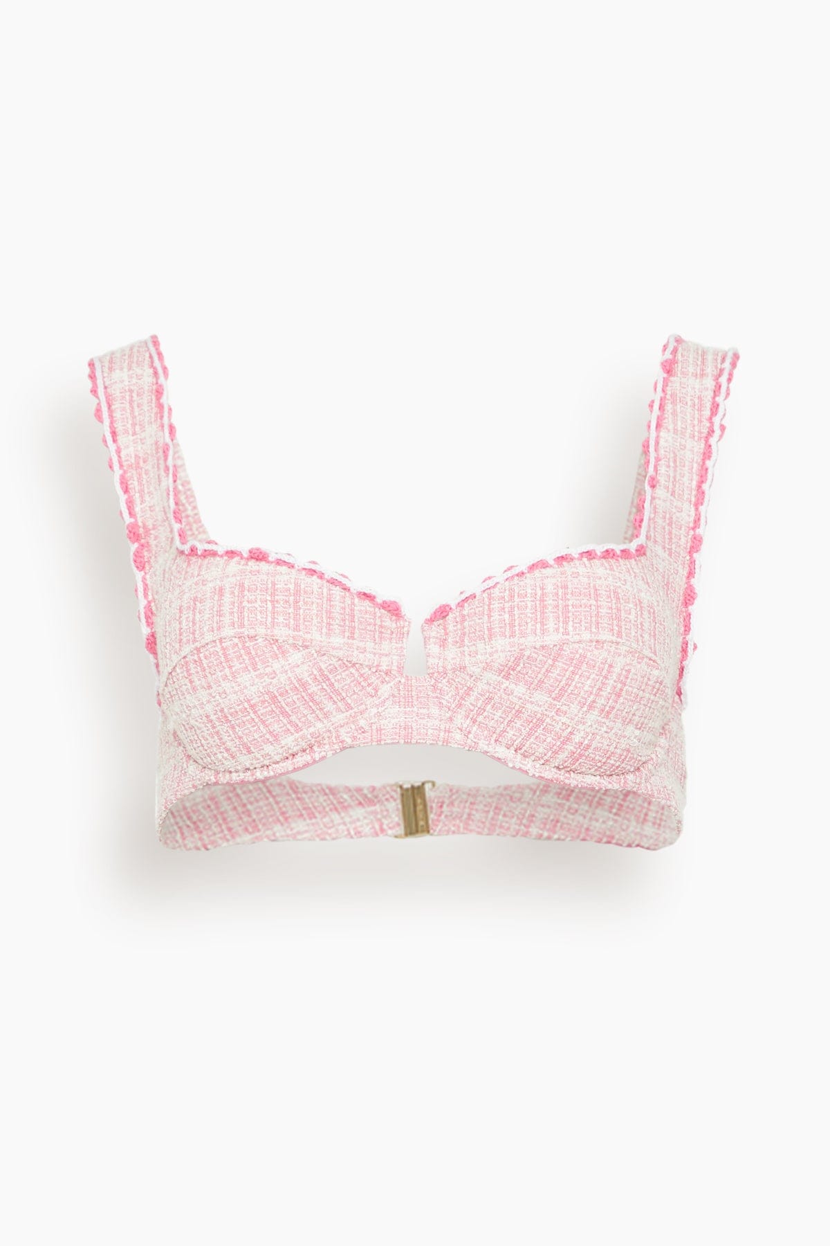 Simkhai Klara Balconette Bikini Top in Berry Multi