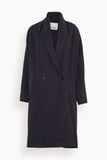 Isabel Marant Elise Coat in Black Midnight