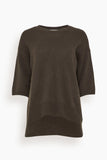 Lisa Yang Sweaters Camille Sweater in Wood Lisa Yang Camille Sweater in Wood