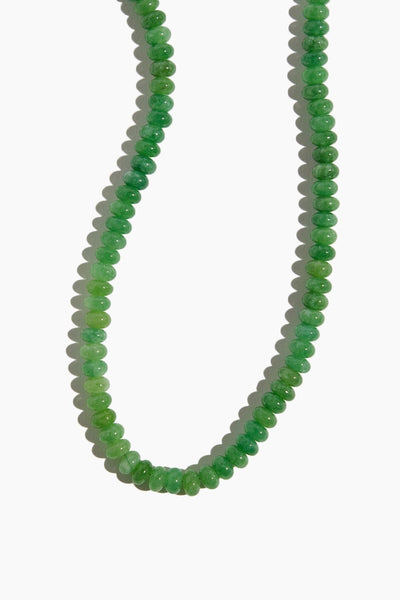 Sour Apple Angelite Candy Necklace