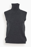 La Collection Tops Deborah Knitted Top in Dark Grey